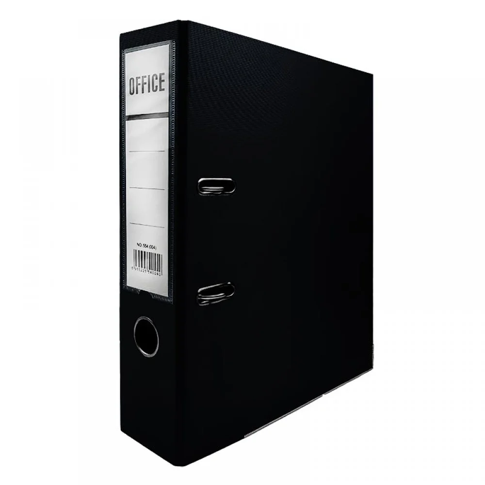Папка-регистратор A4 Moya 75 мм черная