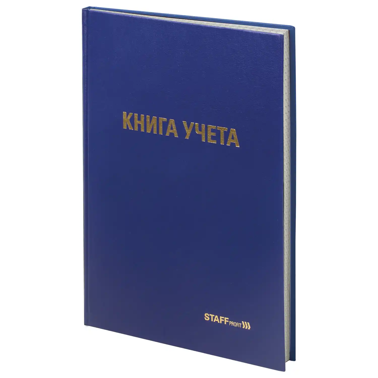 Книга учета STAFF 96 л. клетка, твердая, бумвинил, типографский блок, А4 200х290 мм