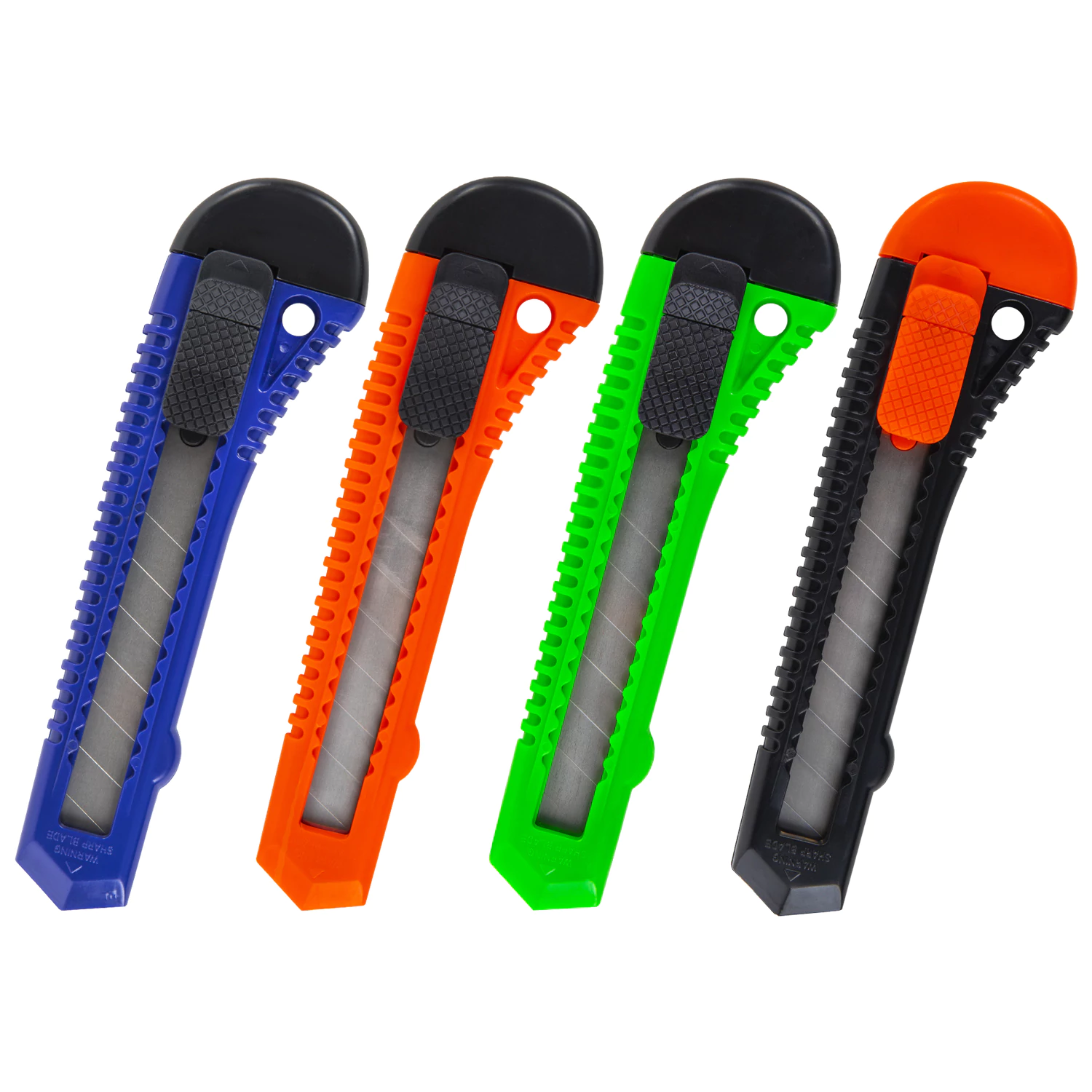 Нож канцелярский 18 мм STAFF Basic цвет ассорти