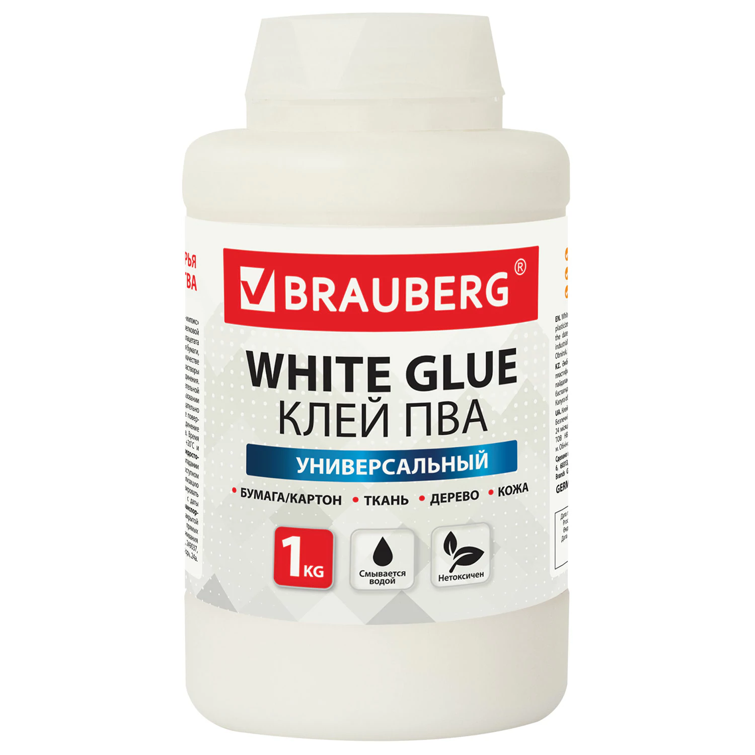 Клей универсальный ПВА BRAUBERG 1 кг