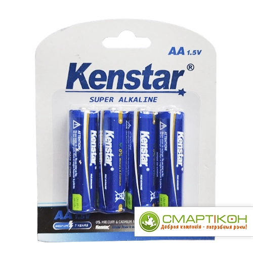 Батарейки алкалиновые KenStar LR6/AA 4 шт