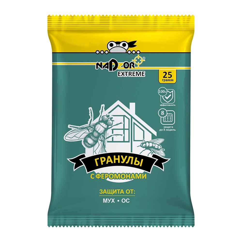Гранулы от мух Nadzor Extreme с феромонами 25 г