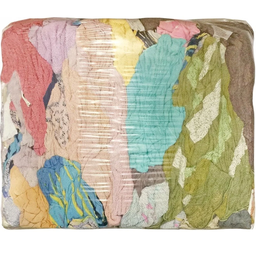 Ветошь х/б махра цветная СП, 10 кг