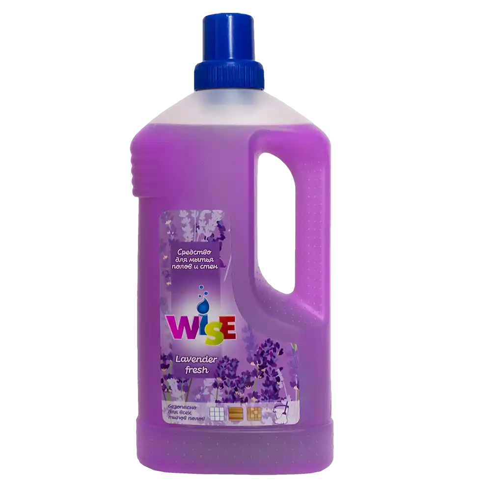 Средство для мытья полов и стен WISE Lavender fresh 1 л