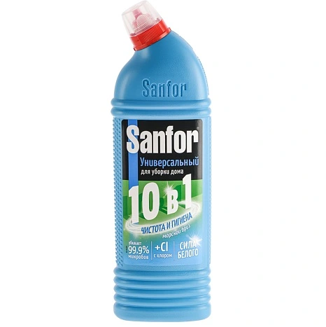 Средство для сантехники Sanfor универсальное, Морской бриз, 750 г