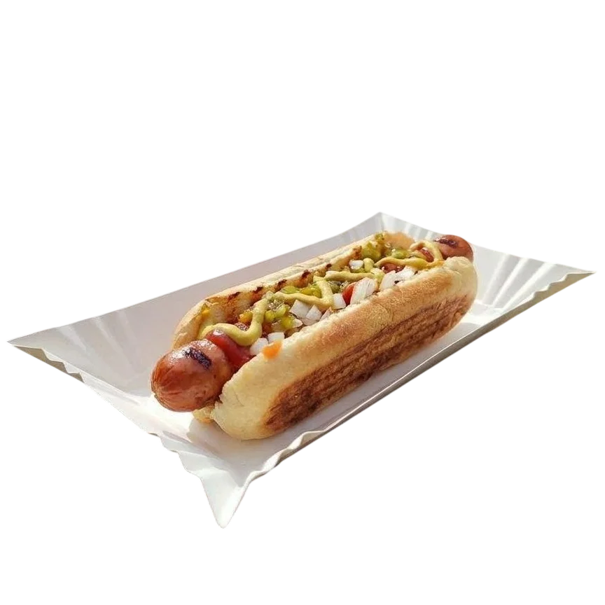 Картонный лоток 230 х 120 х 30 мм белый, плотность 250гр/м2, 50 шт