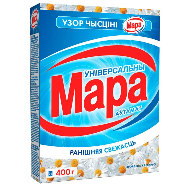 Стиральный порошок Мара узор чысцiнi автомат Утренняя свежесть 400 г