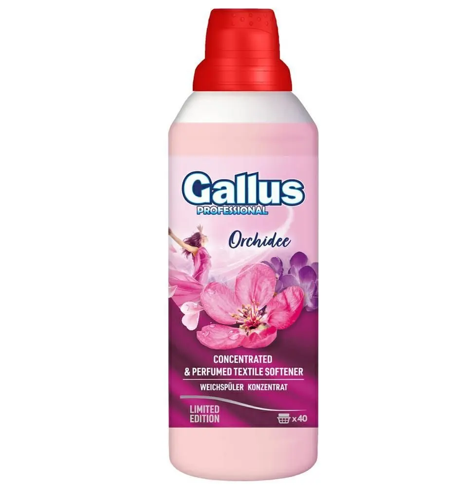 Gallus Гель-ополаскиватель для белья концентрированный Орхидея 1 л