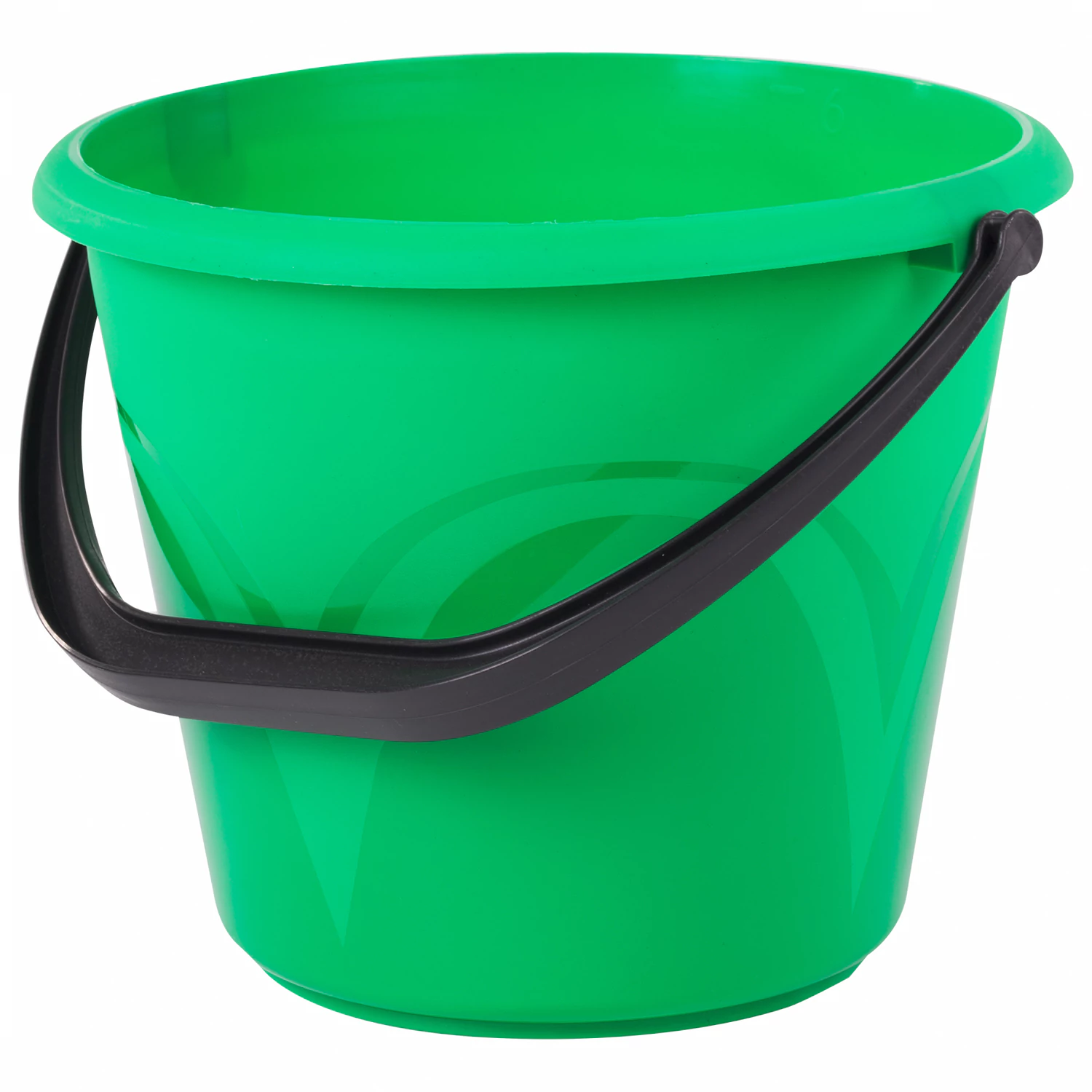 Ведро пластиковое пищевое 6 л LAIMA, зеленое