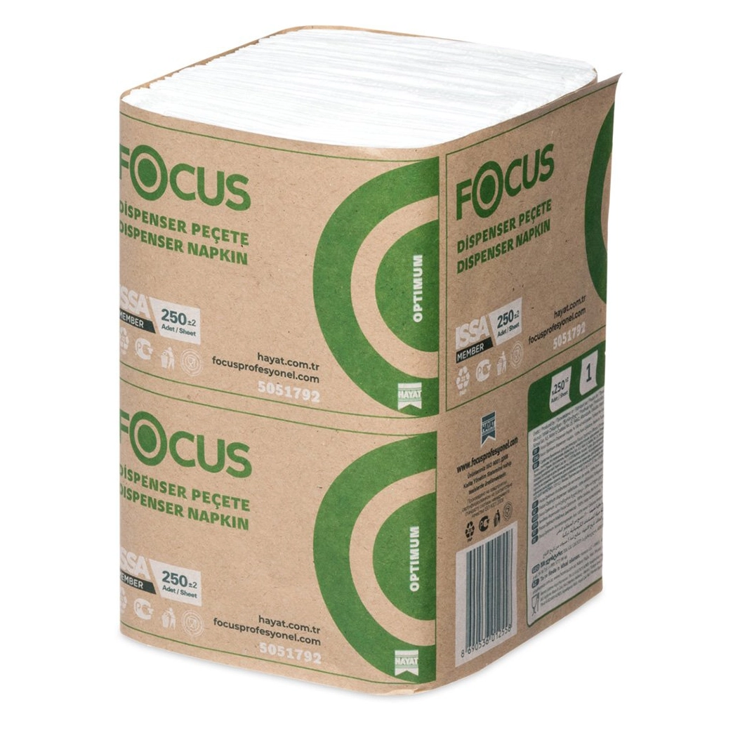 Диспенсерные салфетки Focus Optium 250 л