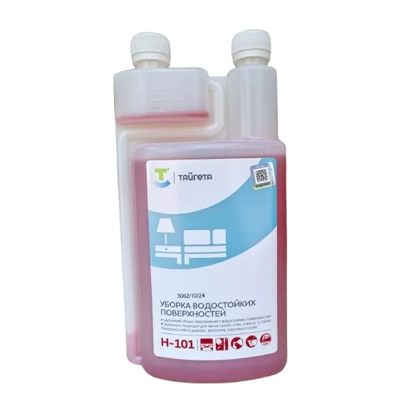 Концентрированное универсальное моющее средство Тайгета Н-101 двухгорловый 1 л