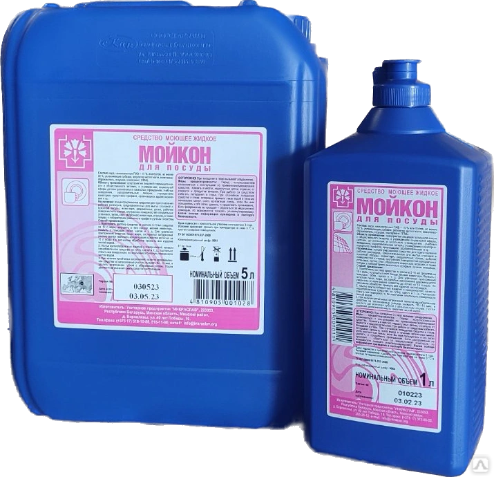 Средство моющее нейтральное Мойкон для посуды 5 л