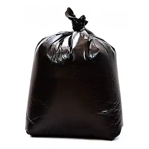 Мешки для мусора двухслойные ПВД, 240 литров, 35 мкм, черные, 50 штук