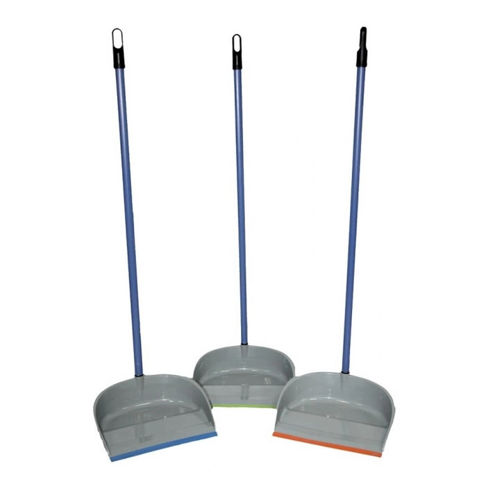 Совок для мусора с длинной ручкой Микс 80 см