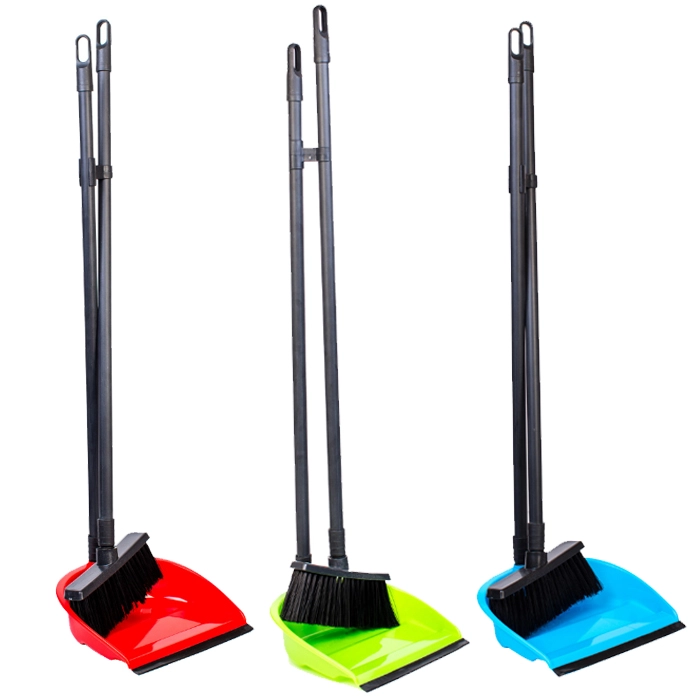 Щетка с совком Ленивка Микс