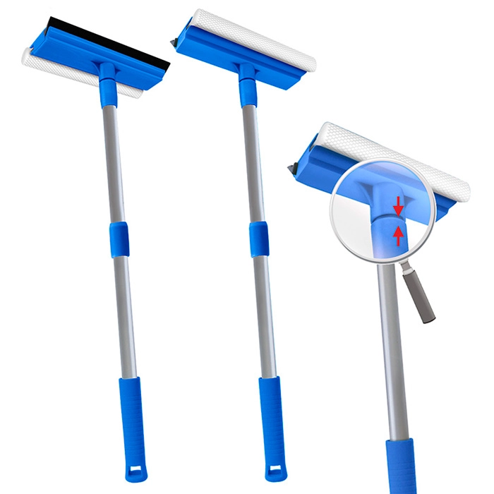 Окномойка Мамонтенок Чистолюб 25 см х 120 см, ручка телескоп 