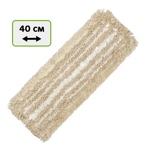 Моп 40 х 13 см Дуэт ЭКО бежевый карман+ухо