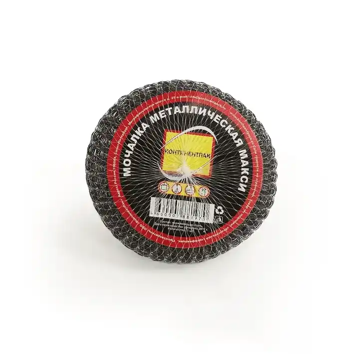 Металлическая мочалка для посуды КонтинентПак Макси 1 шт