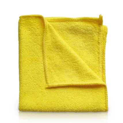 Салфетка из микрофибры желтая, плотность 200 гр/м2, размер 29 х 29 см