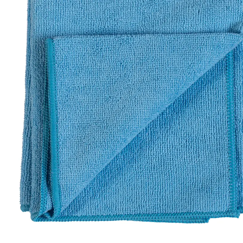Тряпка из микрофибры 50 х 60 см 250 гр/м2 голубая, 1 шт