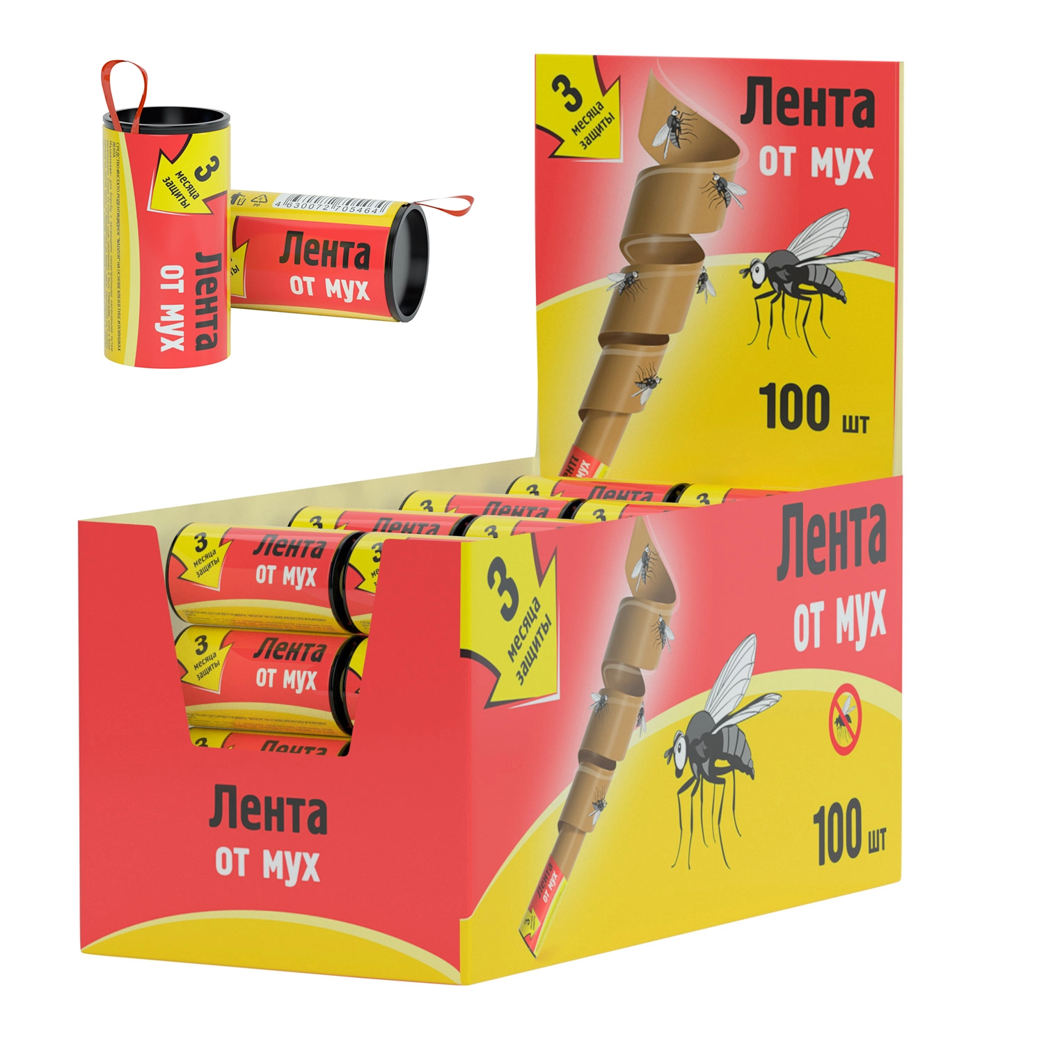 Липкая лента от мух NO NAME IFR100NO