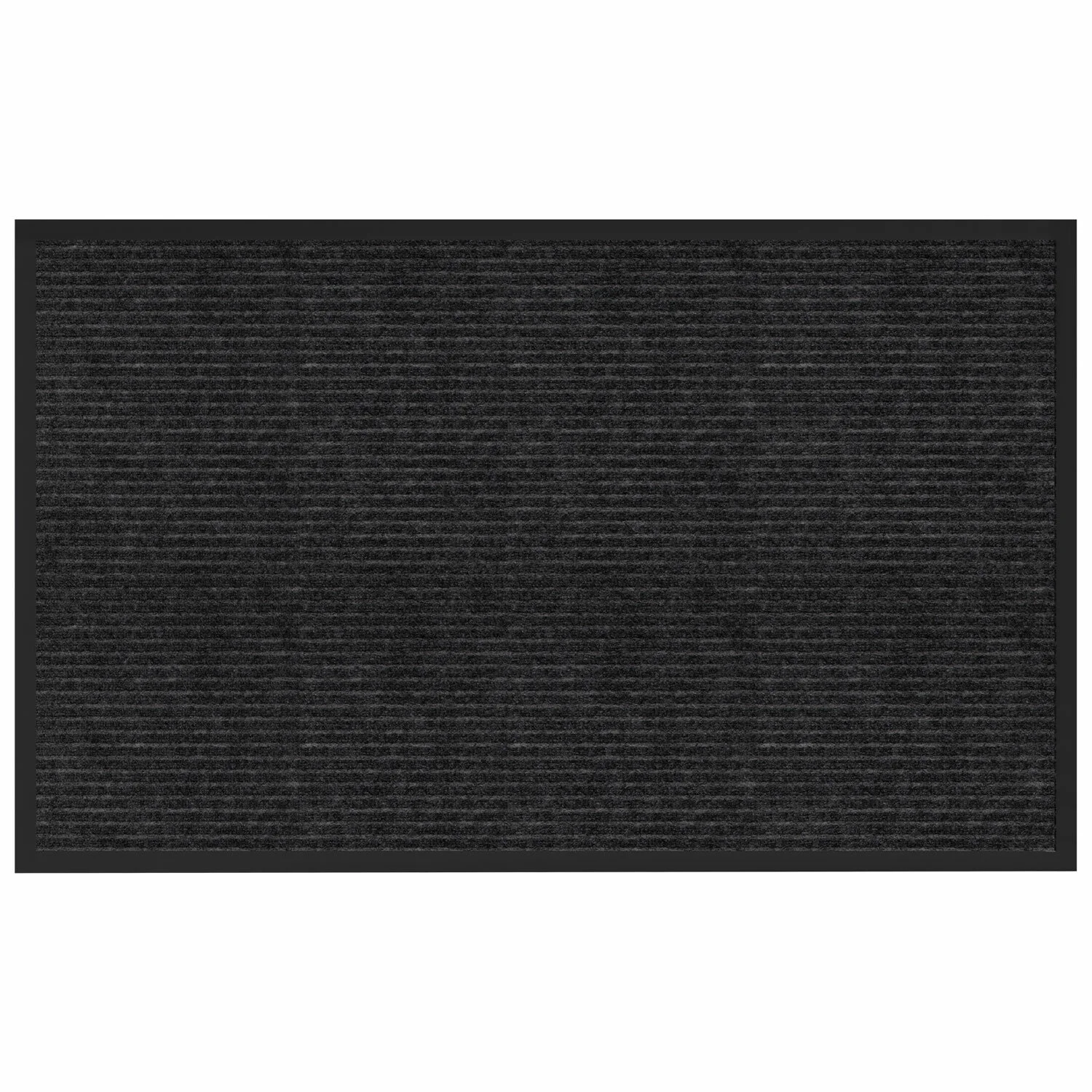 Коврик придверный 50 х 80 см влаго-грязезащитный PRIMILA EXTRA черный ребристый