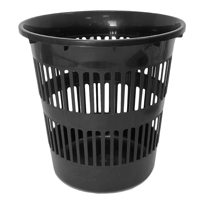 Корзина для мусора пластиковая черная 11 л