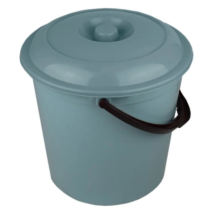 Ведро с крышкой цвета мята 10 л