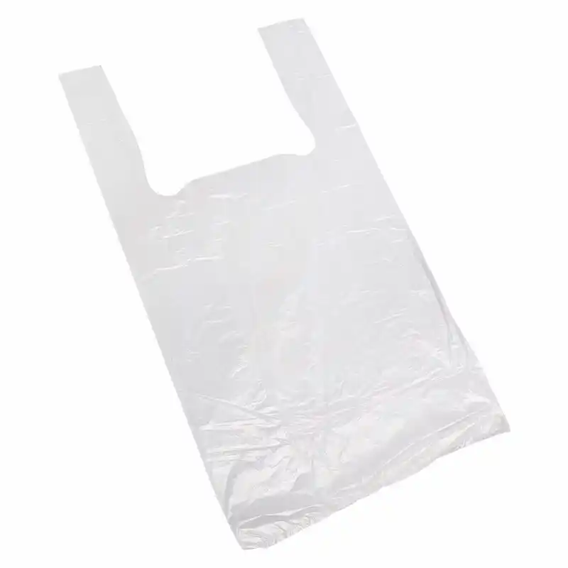 Пакет майка ПНД 30 х 16 х 60 см, 15 мкм белые, 100 шт