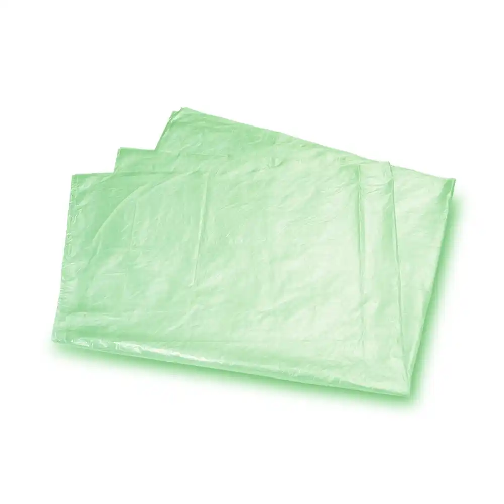 Пакеты полиэтиленовые зеленые 55 х 80 см 65 мкм 100 шт