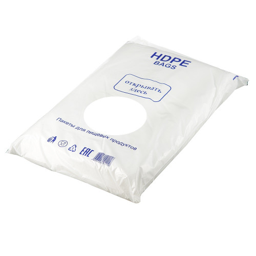 Пакет фасовочный МИШКА ПНД 16 х 24 ЕВРО 6 мкм, ЭКОНОМ, 1000 шт