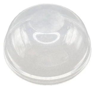 Крышка ПЭТ прозрачная купольная без отверстия арт.СПК-95 КН, 50 шт