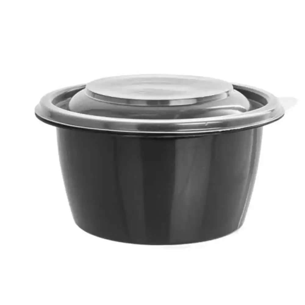 Контейнер К-127 500 мл суповой черный 127 х 68 мм 50 шт