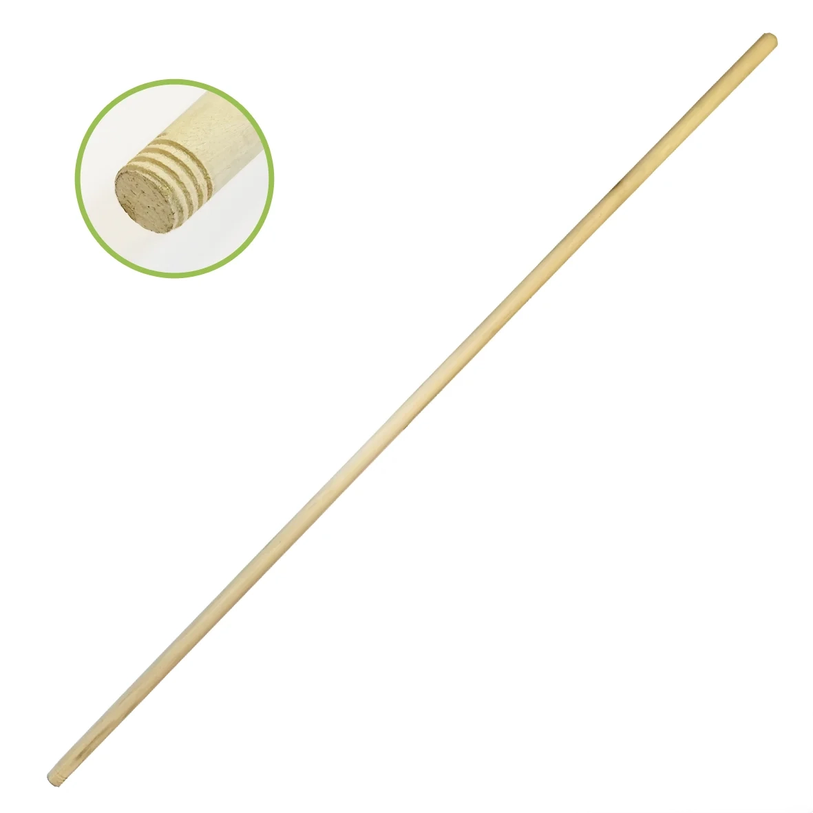 Черенок для щетки деревянный