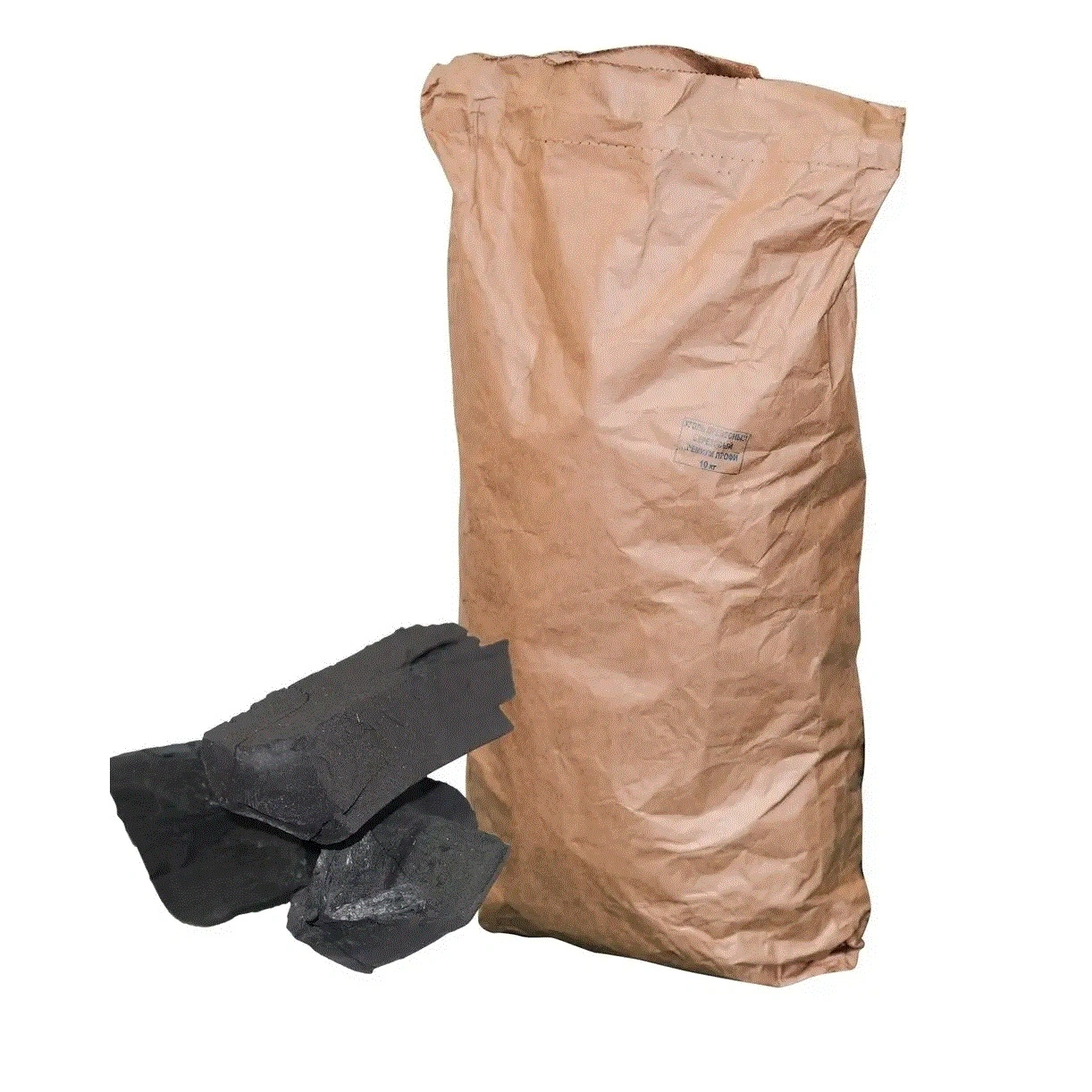 Уголь древесный, упаковка 10 кг.