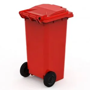 Мусорный контейнер п/э 120л.