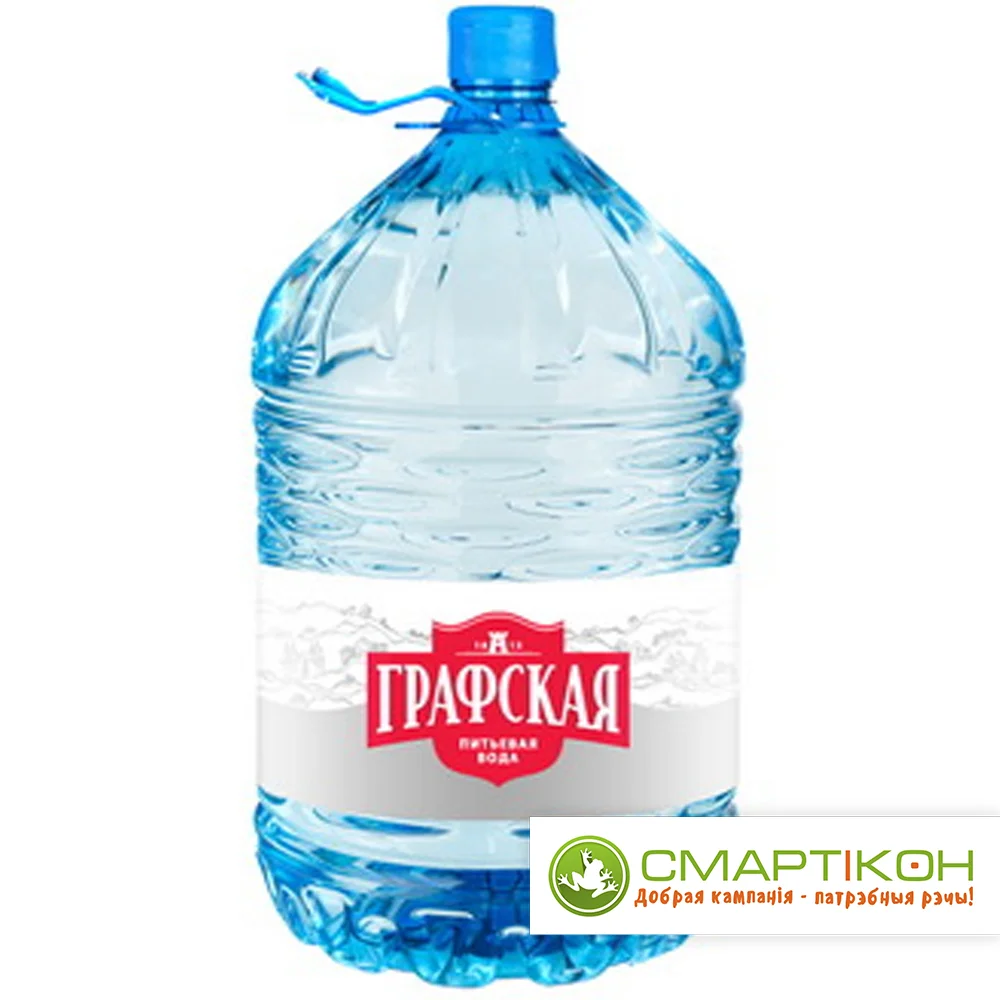 Питьевая вода негазированная Графская одноразовая тара 18,9 л