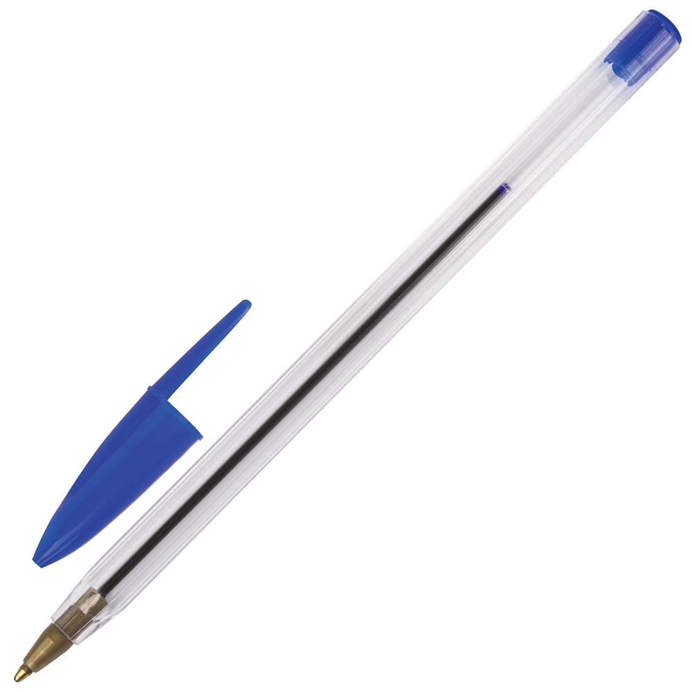 Ручка шариковая STAFF Basic BP-01 эконом синяя