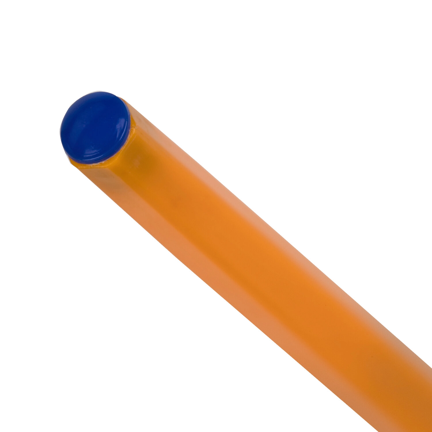 Ручка шариковая STAFF Basic Orange BP-01синяя, линия письма 1 мм