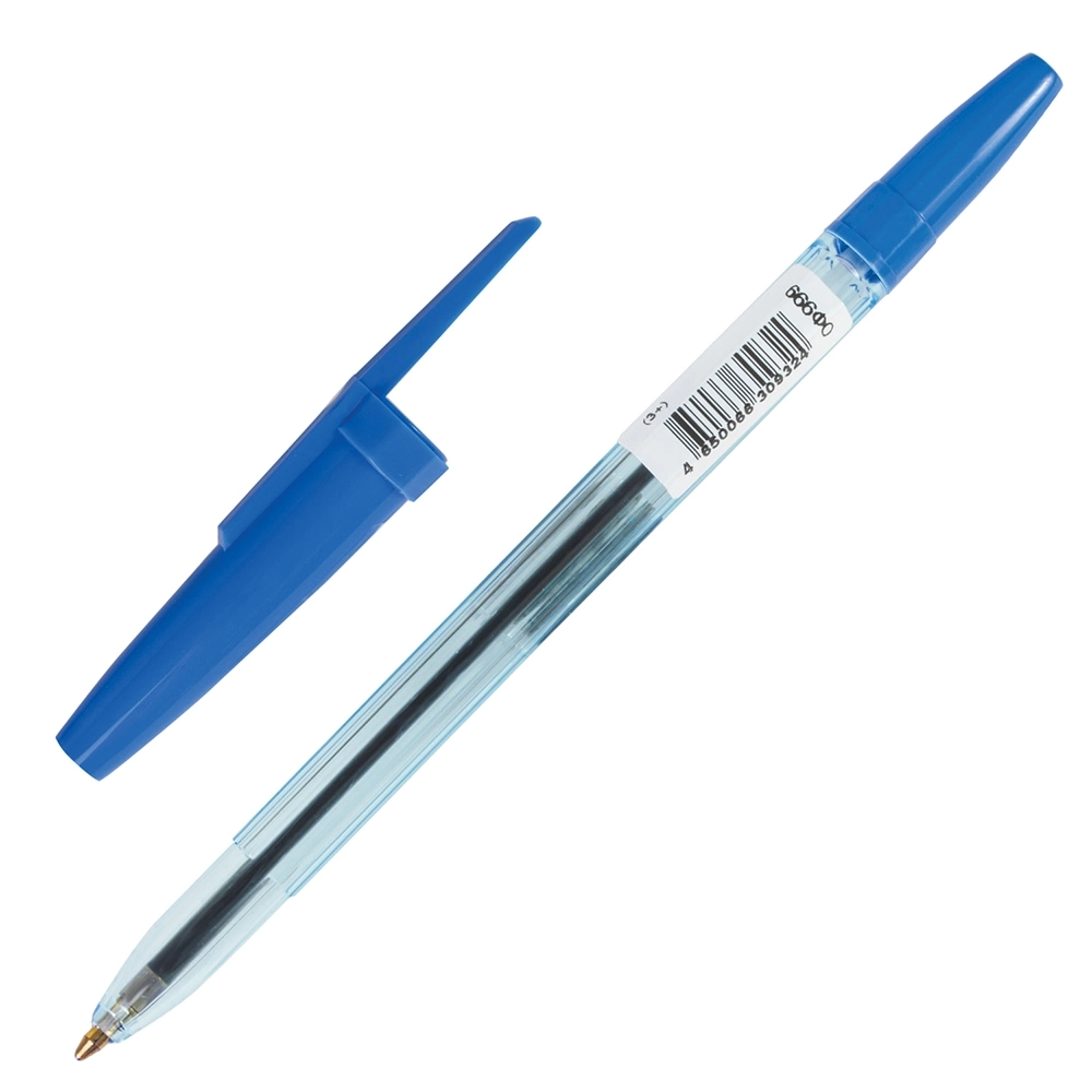 Ручка масляная линия 0,7 мм синяя