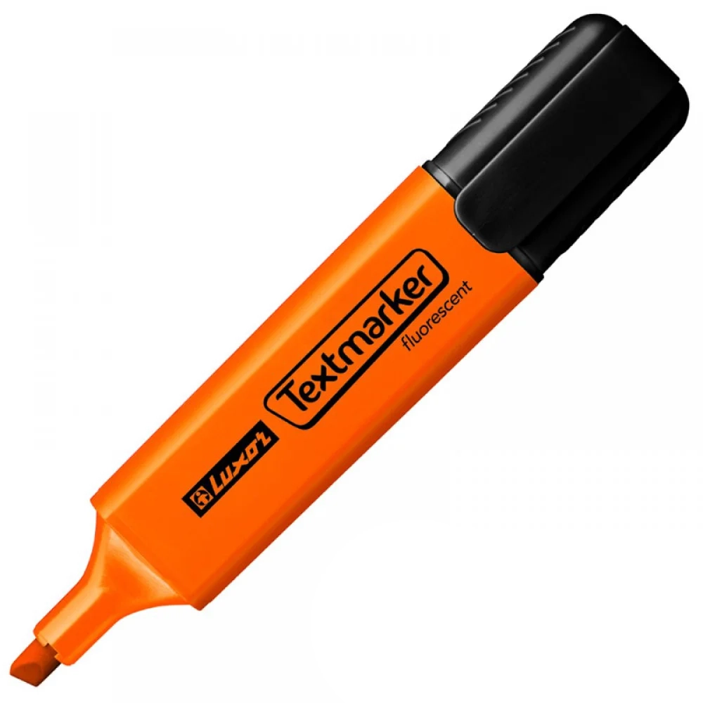 Маркер текстовый Luxor TextMarker оранжевый флуоресцентный 1-4,5 мм