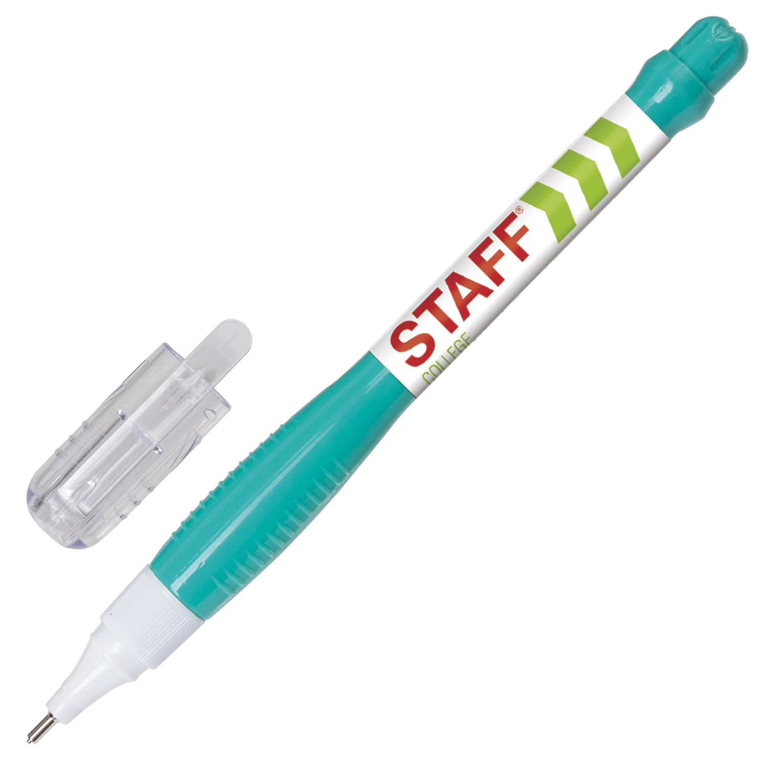 Ручка-корректор STAFF с металлическим наконечником, 6 мл