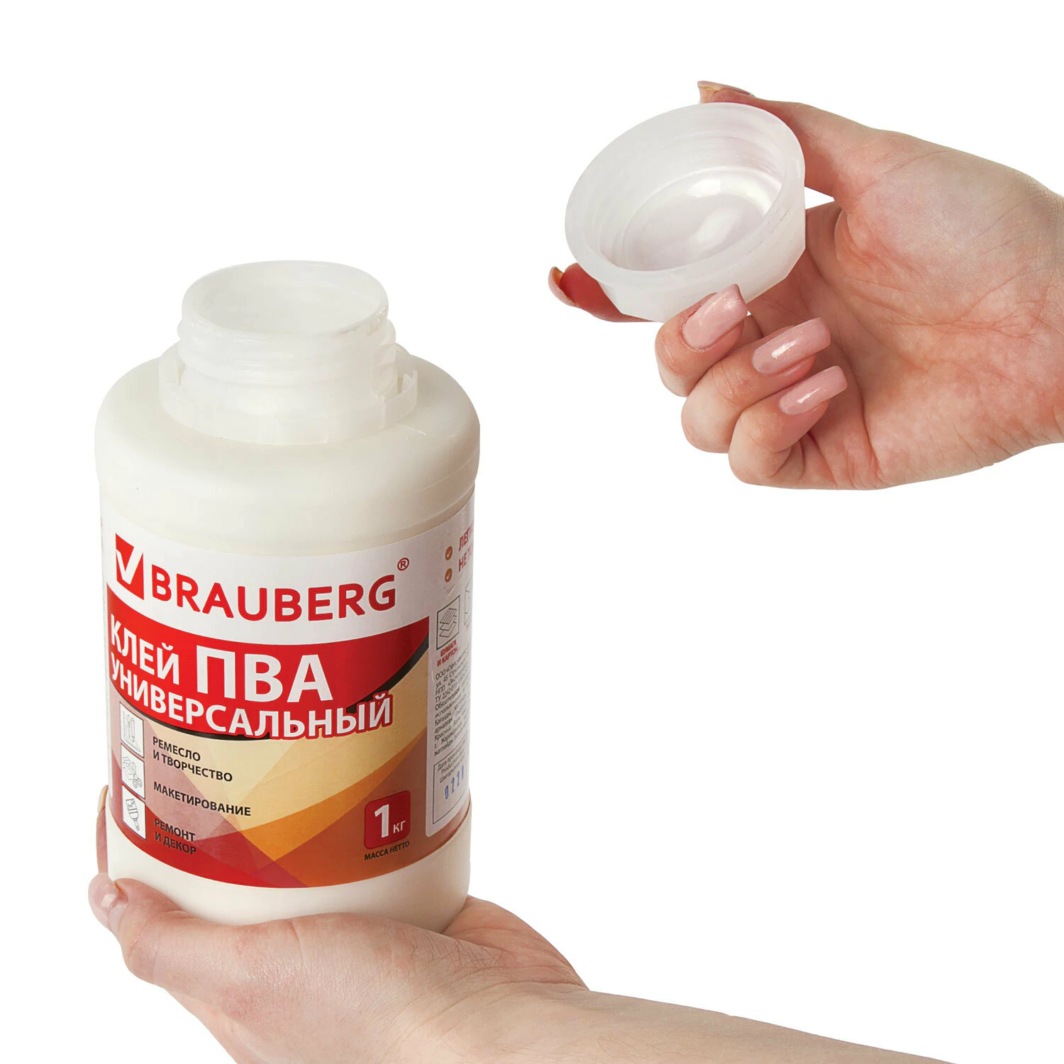Клей универсальный ПВА BRAUBERG 1 кг