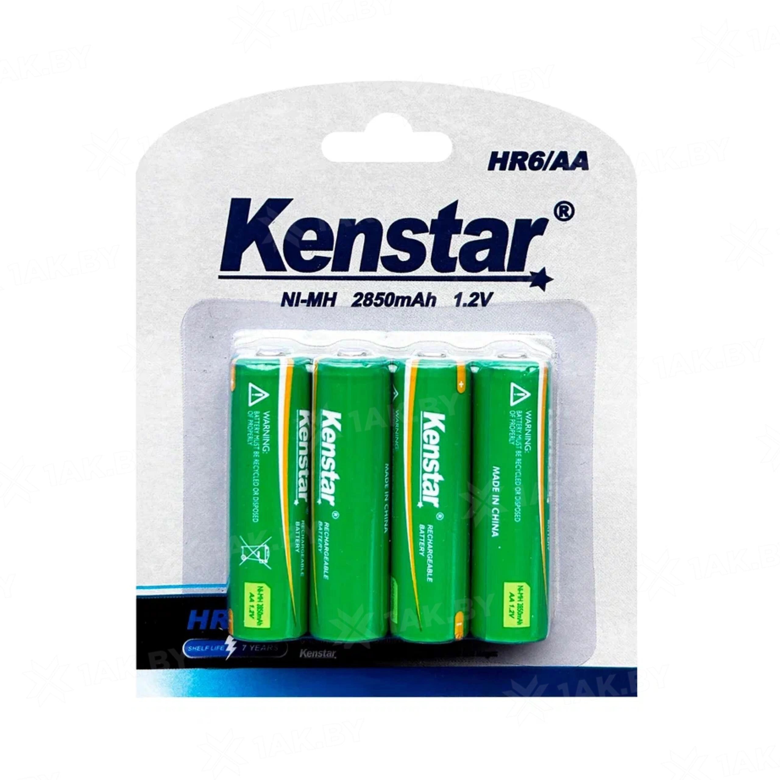 Аккумуляторы никель-металлгидридные KenStar HR6/AA Ni-Mh 2850 mAh BL-4, 4 шт