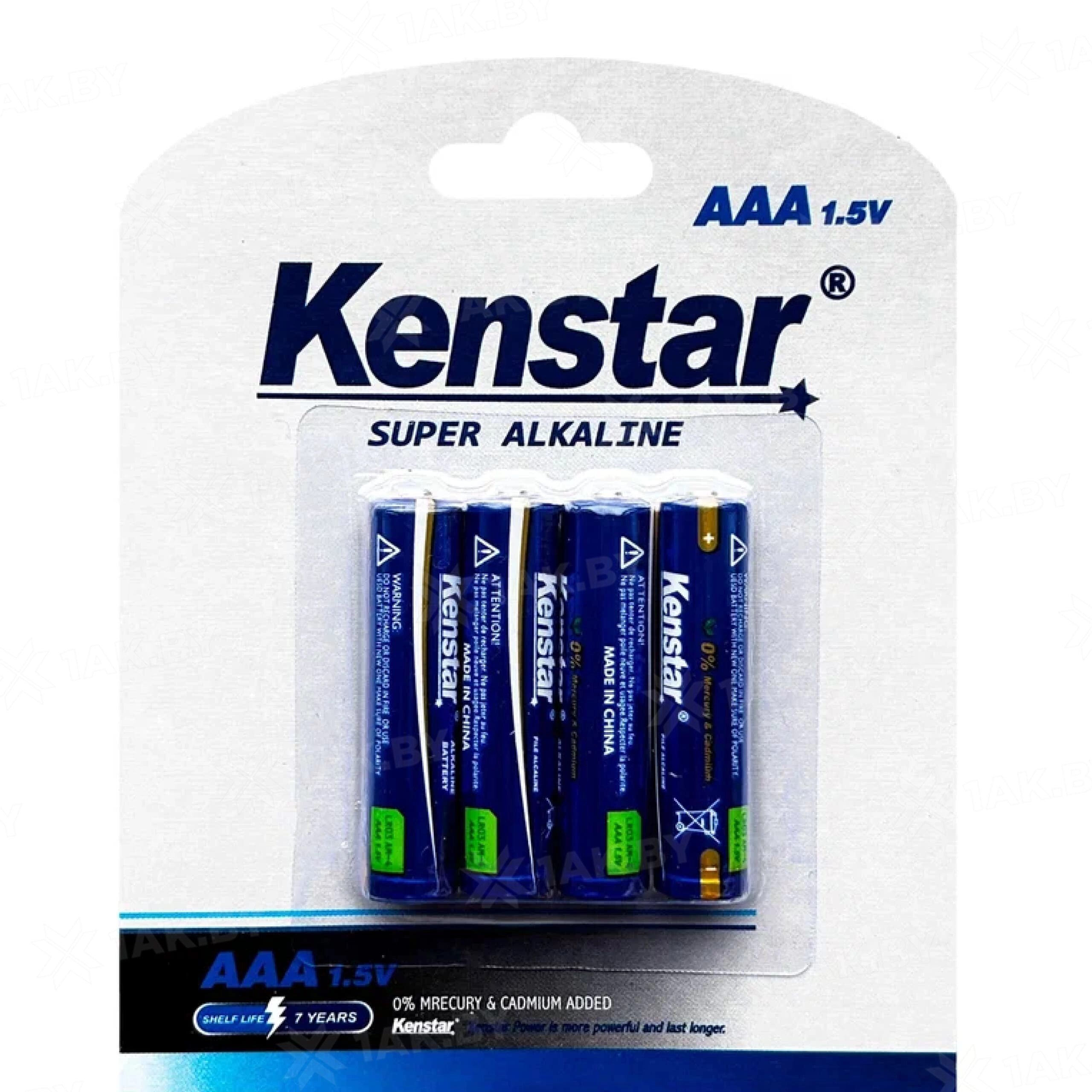 Батарейки алкалиновые KenStar LR03/AAA  BL-4, 4 шт