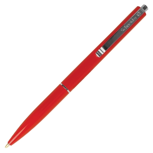 Ручка шариковая автоматическая SCHNEIDER К15, синяя, корпус ассорти, узел 1 мм, линия письма 0,5 мм