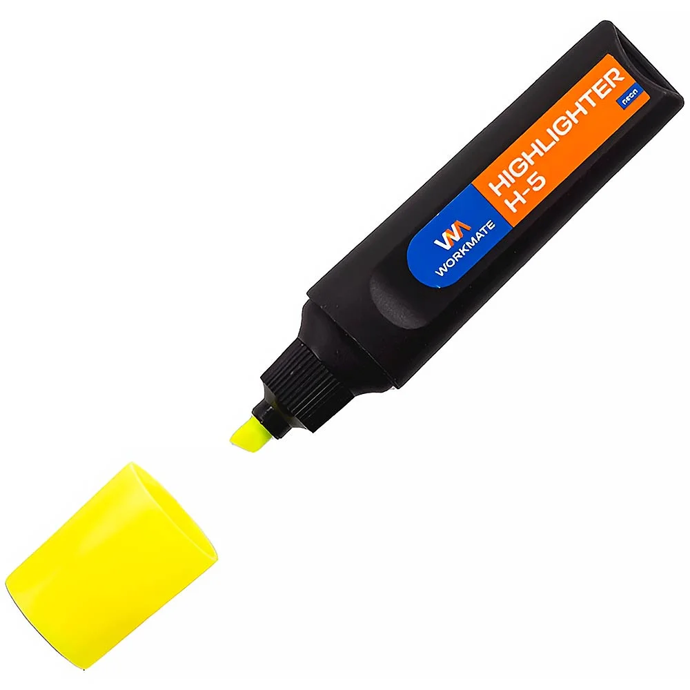 Текстовыделитель Workmate H-5 желтый 1-4 мм