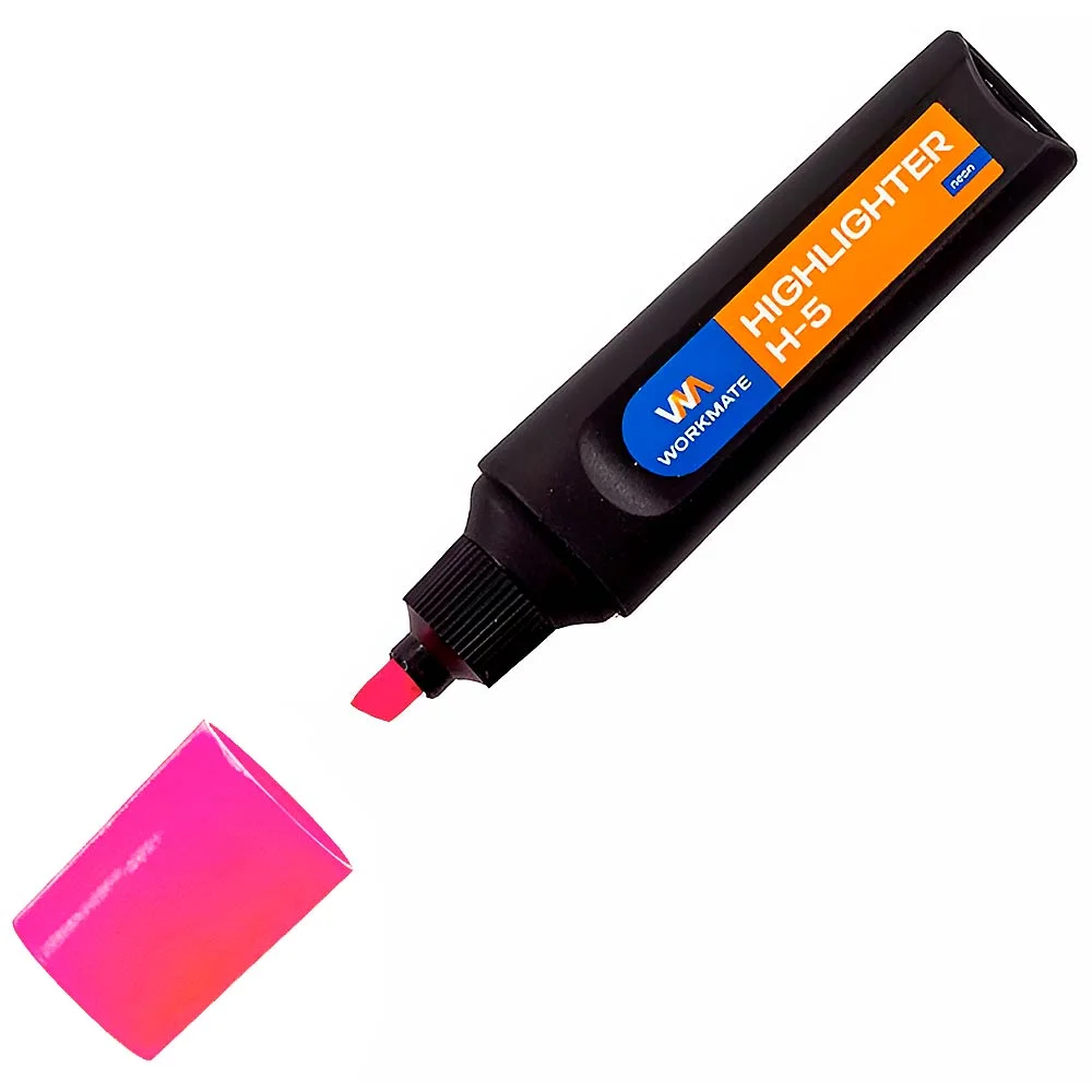 Текстовыделитель Workmate H-5 розовый 1-4 мм