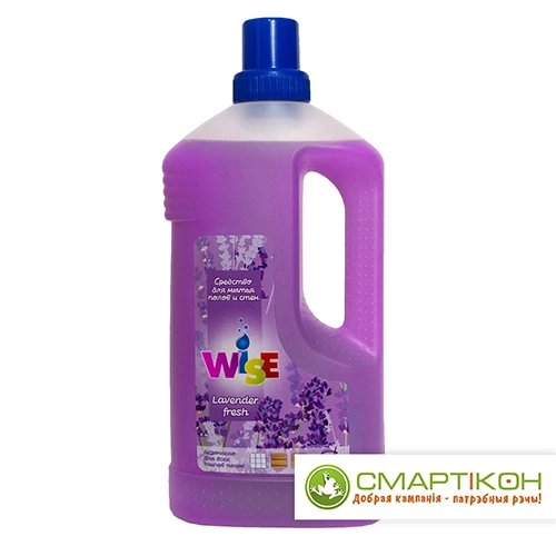 Средство для мытья полов и стен WISE Lavender fresh 1 л