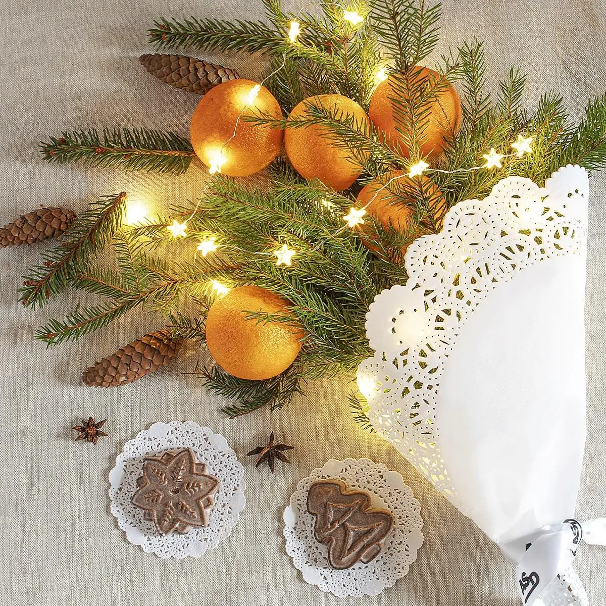 Ажурная салфетка сервировочная Aviora, круглая, диаметр 10 см, 250 шт